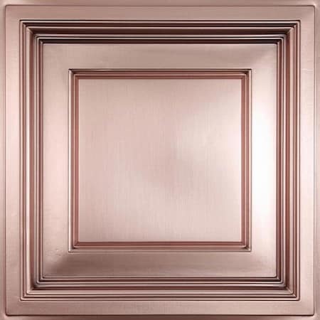 Ceilume Madison 2ft x 2ft Copper Ceiling Tile V3-MAD-22CBR